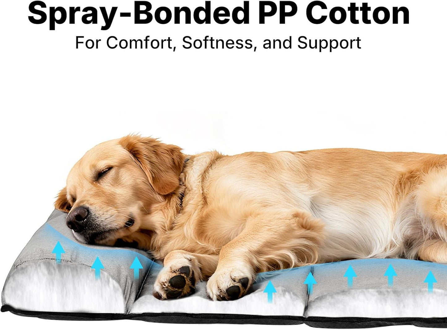 Veehoo Dog Bed for Car Back Seat, Waterproof Car Dog Beds with Bolster, Backseat Dogs Bed Fit for Backseat Extenders of SUV Trucks