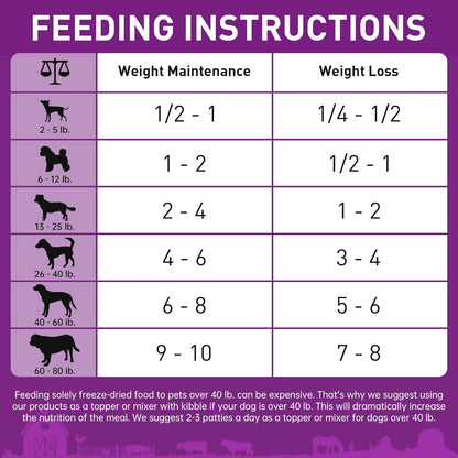 PURPOSE Freeze Dried Raw Dog Food, Grain Free Dry Dog Food, Complete Balanced Meal or Topper, Protein Rich Entree for All Breeds and Life Stages, Turkey & Veggie Recipe, 14 oz, USA Made