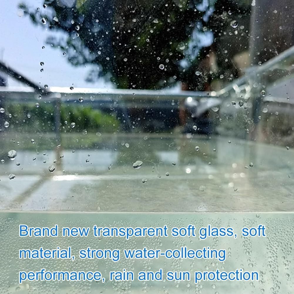 Above Ground Koi Pond with Clear Viewing Window & Drain Valve - PVC Canvas & Steel Frame Large Aquarium Tank for Fish, Turtle Farming - Easy Assembly Display Show Pool(Clear-0.7m,2x2m)