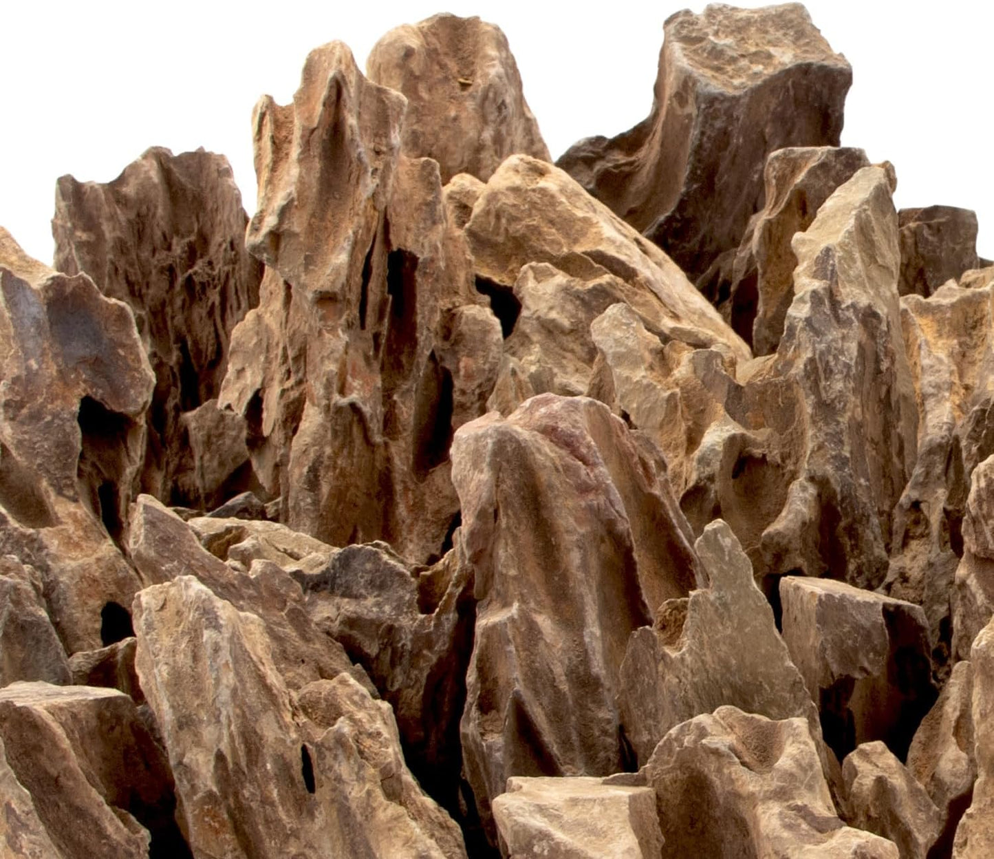 18.1 Pounds Natural Dragon Stones for Aquascaping Terrariums,Aquarium Dragon Ohko Rock (2.1 to 7.2 inch)