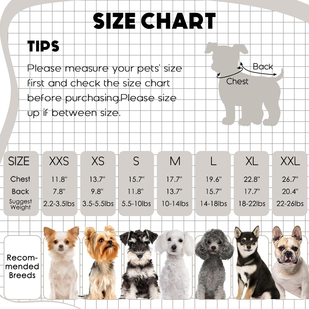 3 Pack Dog Sweaters for Small Dogs Girl Boy Winter Fleece Clothes Warm Soft Dog Sweatshirt Outfit for Dogs Cats Pet Apparel (Navy Blue+Grey+Light Blue, Small)