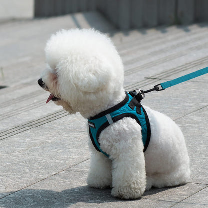 Voyager Step-in Plush Dog Harness – Soft Plush, Step in Vest Harness for Small and Medium Dogs by Best Pet Supplies - Red Corduroy (Leash Bundle), S (Chest: 14.5-16") (Pack of 2)