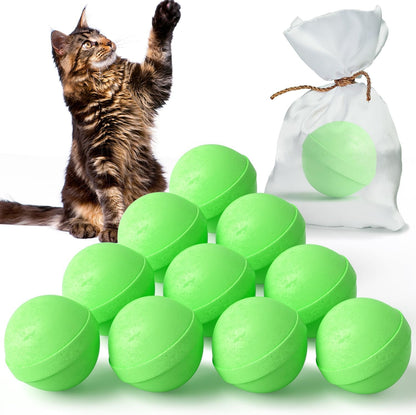 Ponal Cat Repellent Outdoor, Natural Peppermint Oil Cat Deterrent Outdoor Indoor, Keep Cats Off Lawn, Yard, Garden, Mulch & Flower Permanently Against Scratch and Chew, Keep Cats Away, 10 Pack