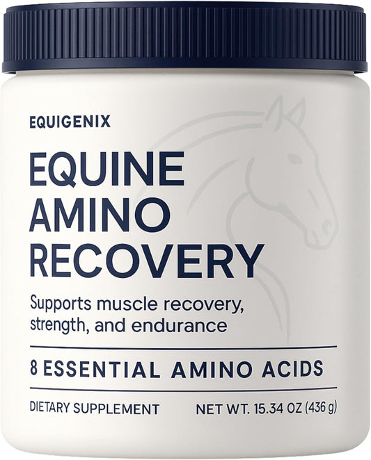 EQUIGENIX 120-Day Supply Equine Supplement – Advanced Formula with 8 Essential Amino Acids to Support Cellular Repair, Joint Strength, and Hoof Health. Free from Soy and Sugar