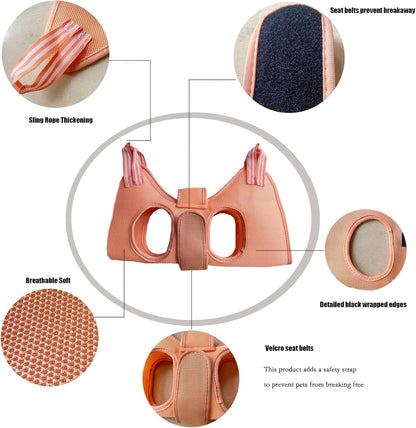 Cat and Dog Grooming Hammock with Safety Belt for Nail Clipping、Grooming,Cat Bathing Bag for cat Nail Trimming,Cat Claw Care Bag, Dog Grooming Harness（XS,Be Sure to Check The Size Chart）