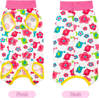 Coppthinktu Recovery Suit for Dogs After Surgery, Dog Onesie Surgery Recovery Suit for Female Spay, Soft Male Surgical Pajamas Bodysuits for Small Medium Puppy to Anti Licking Dog Cone Alternative