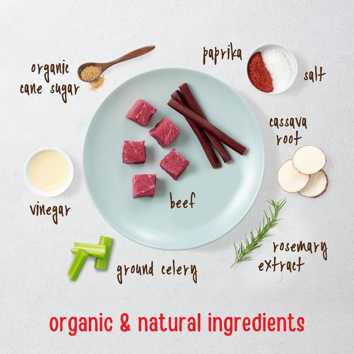 Full Moon All Natural Human Grade Dog Treats, Essential Beef Savory Sticks, 14 Ounce