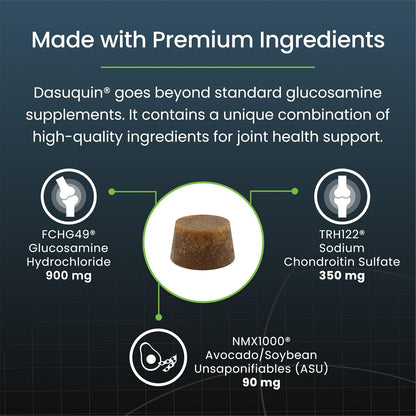 Nutramax Dasuquin for Large Dogs, Joint Health Supplement, Contains Glucosamine for Dogs, Plus Chondroitin, ASU and More, Supports Healthy Joints, Soft Chews, 84 Count
