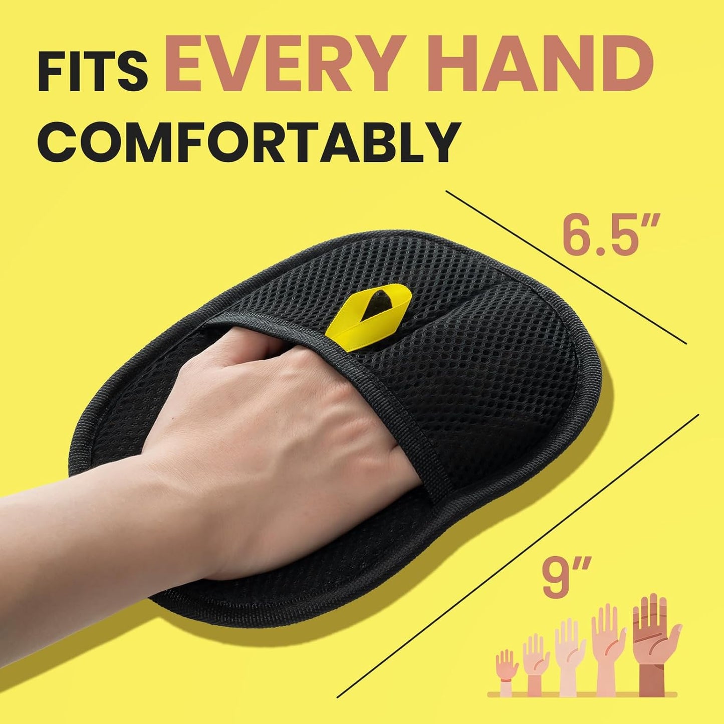 DELOMO Electrostatic Pet Hair Removal Glove: Pet Hair Mitt Glove for Cats & Dogs, Reusable Magic Brush Pet Hair Remover Glove for Couch, Carpet, Furniture, Car Seat & Clothing