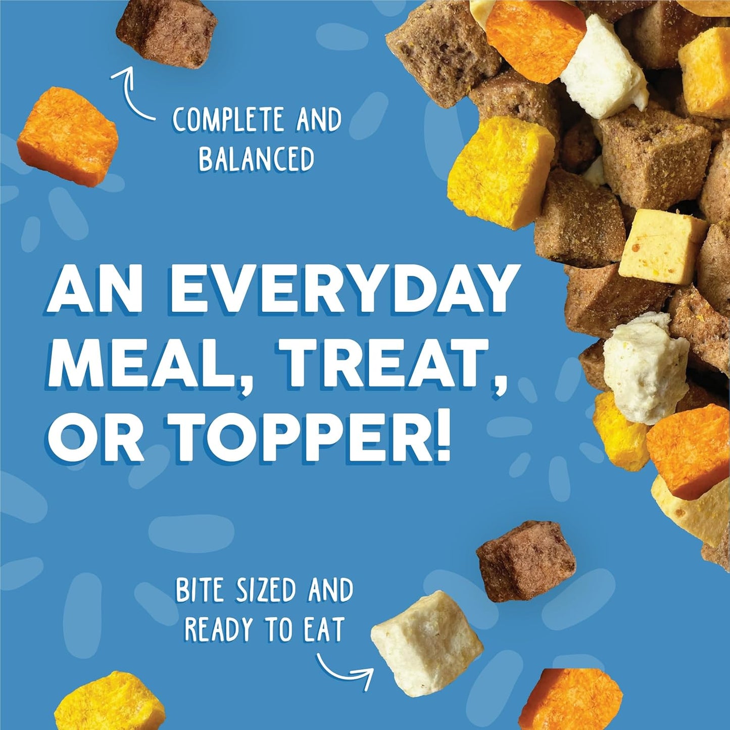 Weruva Dog Freeze Dried, Steak Frites Dinner with Sirloin Tip, Egg, Pumpkin & Sweet Potato, 1oz Bag (Pack of 3)