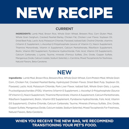 Hill's Science Diet Large Breed Adult Dry Dog Food 1-5, Quality Protein for Joint Support & Lean Muscles, Lamb & Brown Rice Recipe, 33 lb. Bag