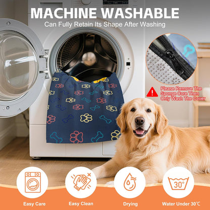 Anti-Scratch&Chewers Dog Car Seat Protector with Soft&Durable Vegan Tech Fabic, Waterproof Pet Bed or Back Seat Cover for Dogs, Easy Wipe-Clean and Versatile for Travel,Home,Outdoor (Gray,51‘’×24‘’)