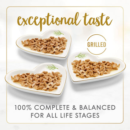 Purina Fancy Feast Grilled Wet Cat Food Seafood Collection in Wet Cat Food Variety Pack - (Pack of 30) 3 oz. Cans