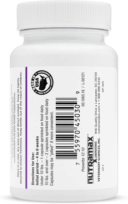 Nutramax Laboratories Dasuquin Joint Health Supplement for Cats - With Glucosamine, Chondroitin, ASU, Boswellia Serrata Extract, and Green Tea Extract, 84 Capsules
