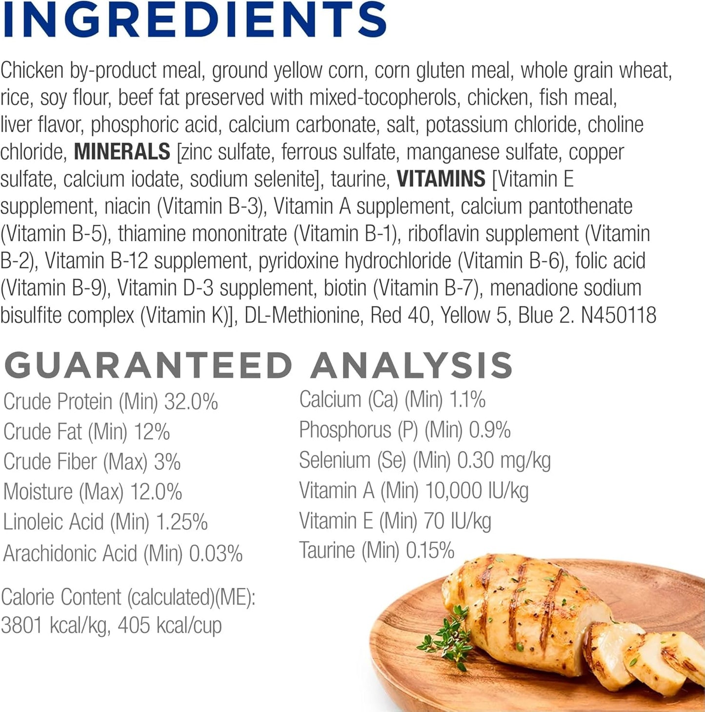 Purina Cat Chow Complete Dry Cat Food, 3.15 LB