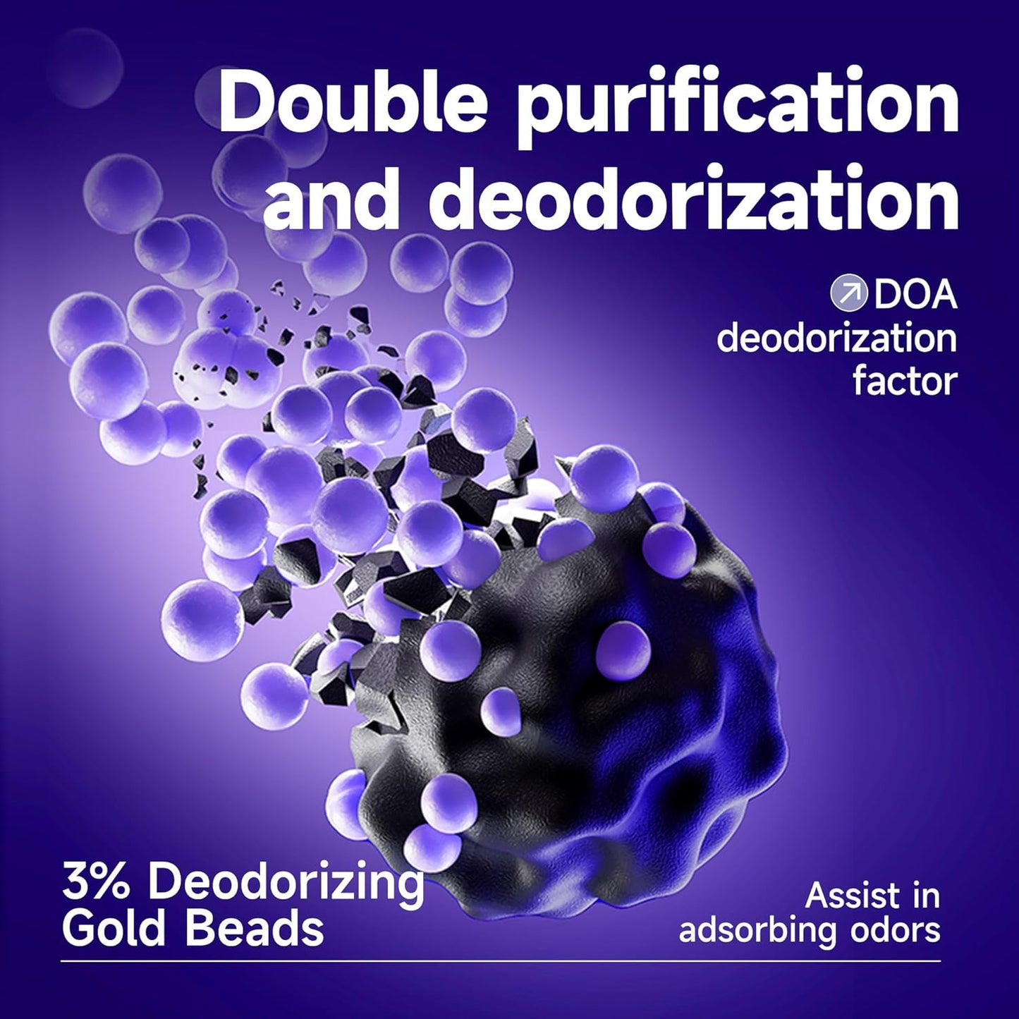 KERES Cat Litter Mixed- Ultra Absorbent, 99% Dust-Free, Advanced Odor Control, Fast-Clumping, Natural Clay & Tofu Blend, Low Tracking, Multi-Cat Formula (4.4lb*2bag)