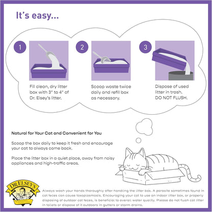 Dr. Elsey's® Clean Tracks Clumping Clay Cat Litter 40 lb. Bag