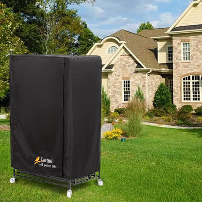 Universal Large Bird Cage Cover(Black) Good Night Black-Out Birdcage Cover Durable Breathable Washable Material (31 * 21 * 52)