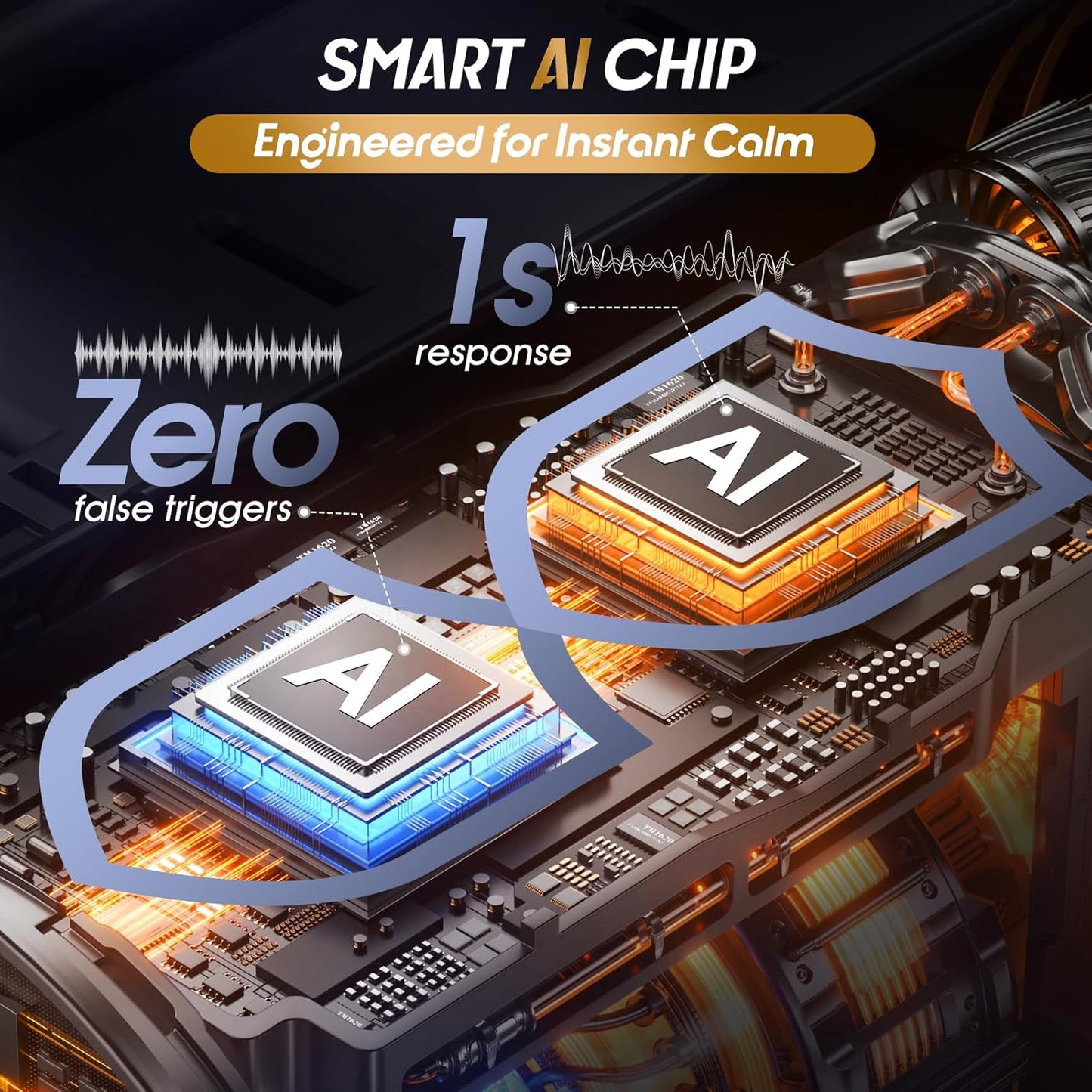 Dog Bark Collar Pro, Instant Bark Solution, Smart Anti Barking Device with 4 Correction Modes, Fast-Acting Barking Collar for for Large Medium Small Dogs 5-150lbs, Ideal for Home & Outdoor Use