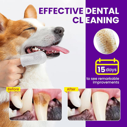 Pet Wipes - 50 pcs, Gentle Oral Care for Dogs & Cats