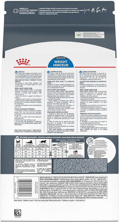 Royal Canin Feline Care Nutrition Weight Care Adult Dry Cat Food, 6 lb Bag