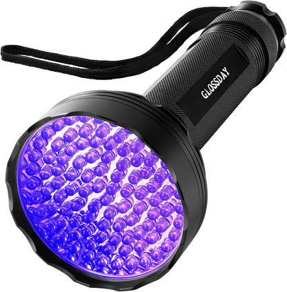 UV Flashlight Black Light, 100 LED Black Light Flashlight for Dog/Cat Pet Detector, Scorpions Finder