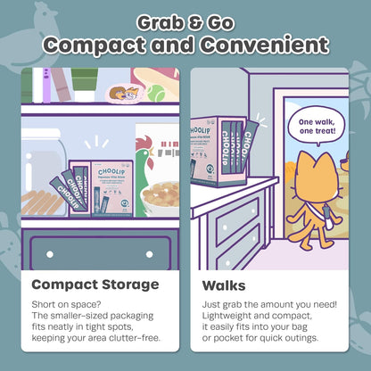 Choolip Bundle | 20pc Jumbo Squeeze Vita Sticks with Essential multivitamins + 49 Eye Support Squeeze Vita Sticks with Essential multivitamins [Both Products are for Cats & Dogs of All Life Stages]