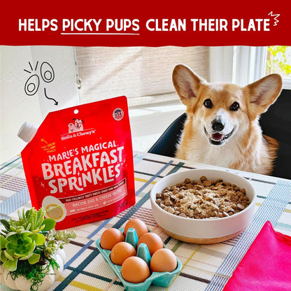 Stella & Chewy's Marie's Magical Breakfast Sprinkles Freeze-Dried Raw Bacon, Egg & Cheese Recipe Grain-Free Dog Food Topper, 7-oz Bag