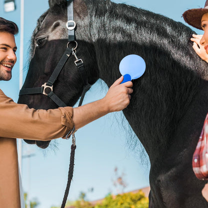 Zhehao 4 Pack Mane and Tail Brush Mane and Tail Horse Brush with Grip, Random Color