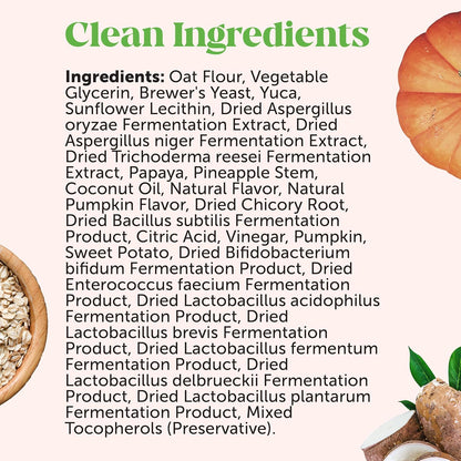 Pet Honesty Probiotics for Dogs - Digestive Enzymes Promotes Gut Health, Dog Probiotics for Bowel Support, Fiber for Regularity, Prebiotics for Immune Health & Gut Flora (Pumpkin, 90 ct)