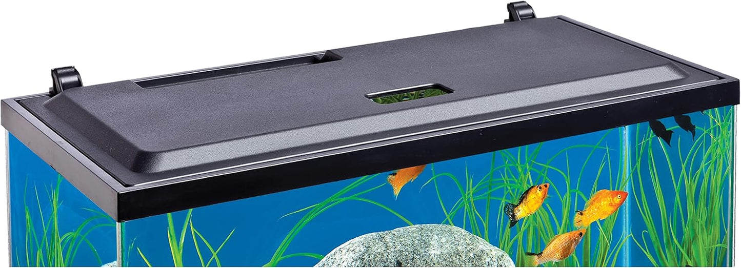 Tetra LED Hood 20 Inches By 10 Inches, Low-Profile Aquarium Hood With Hidden Lighting