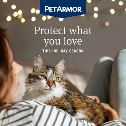 PetArmor Plus Flea and Tick Prevention for Cats, Cat Flea and Tick Treatment, 12 Doses, Waterproof Topical, Fast Acting, Cats Over 1.5 lbs