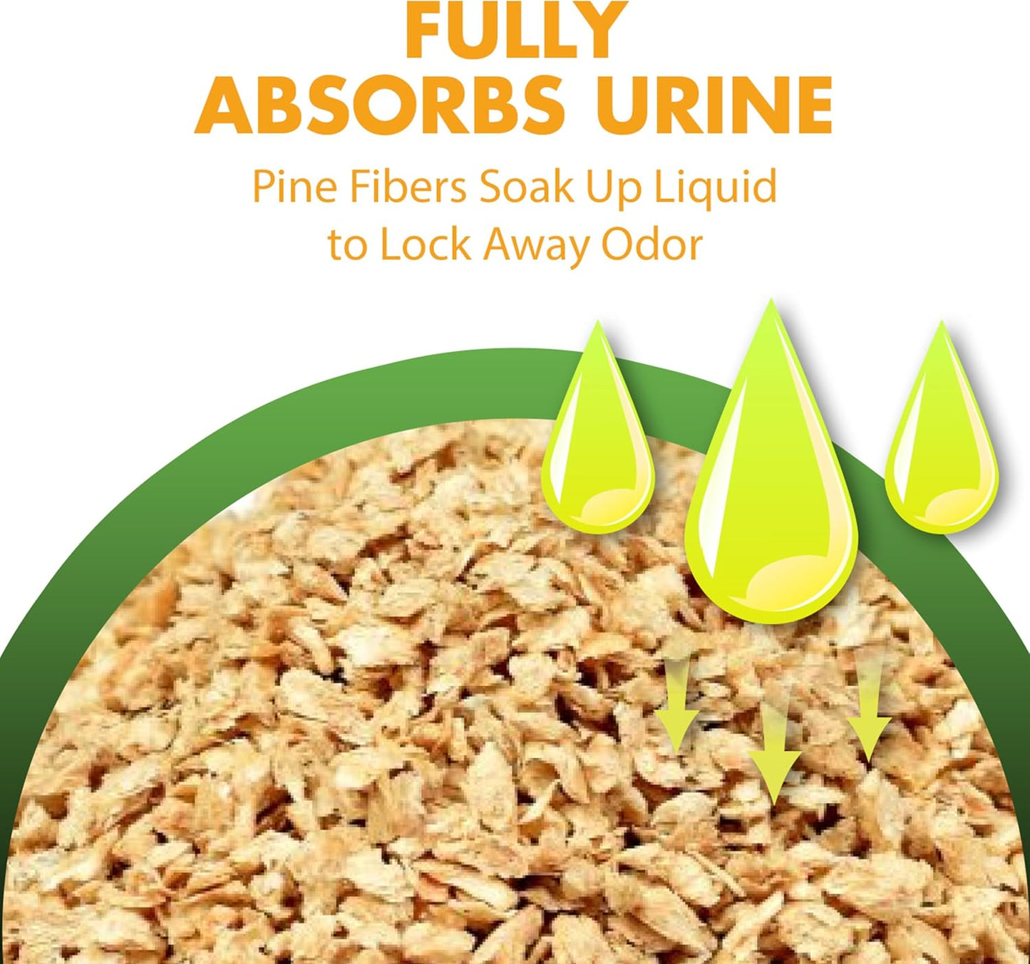 Feline Pine Platinum Non-Clumping Cat Litter, Feline Pine Cat Litter 18lb