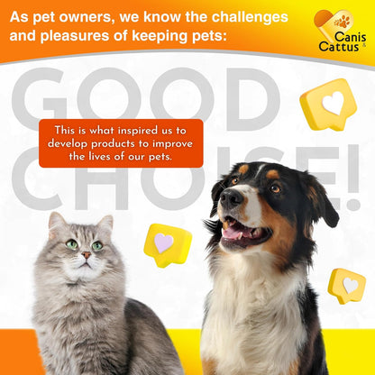 Canis&Cattus Liquid Glucosamine Dogs and Cats – Joint Supplement with MSM & Chondroitin – Mobility & Hip Support for Pets – Beef Flavor – 2oz