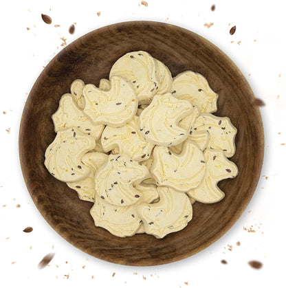 Horse Natural Treats with Superfoods and Real Fruit Pieces, No Sugar Added, Handmade in Italy - 1,54 LB (Linseed)