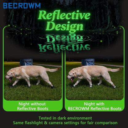 Waterproof Dog Boots+ Dog Toy (Elephant&Snail)