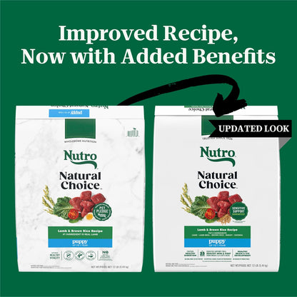 Nutro Natural Choice Puppy Food Dry, Lamb & Brown Rice Recipe, 12 lb. Bag