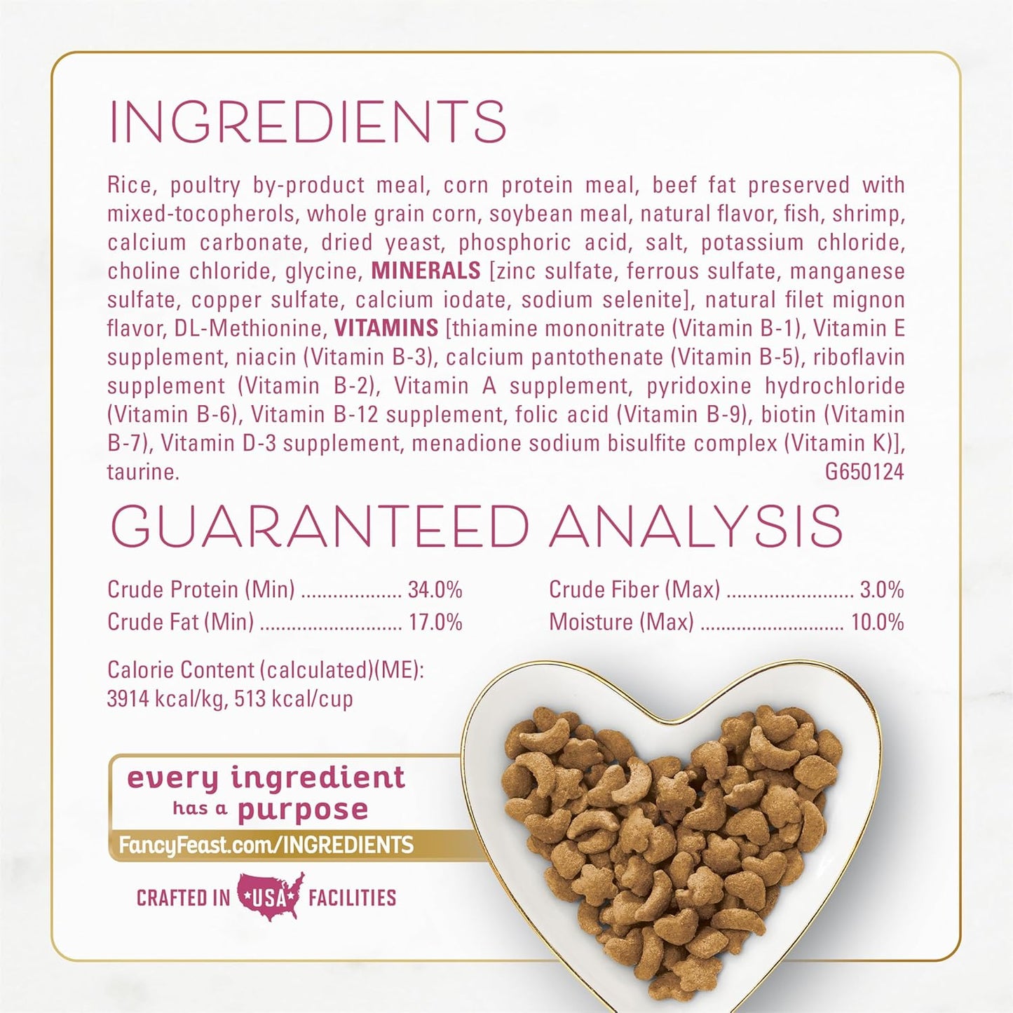 Fancy Feast Purina Filet Mignon Flavor with Real Seafood & Shrimp Dry Cat Food (7 Ounce (Pack of 1))