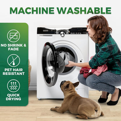 Waterproof Dog Bed Cover Replacement Washable, Easy to Clean, Pet Hair Resistant, Heavy Duty Oxford, Zipper Closure, Indoor/Outdoor Use, Fits 48 Inch Dog Crate - 47"x 29"x 4" - Grey