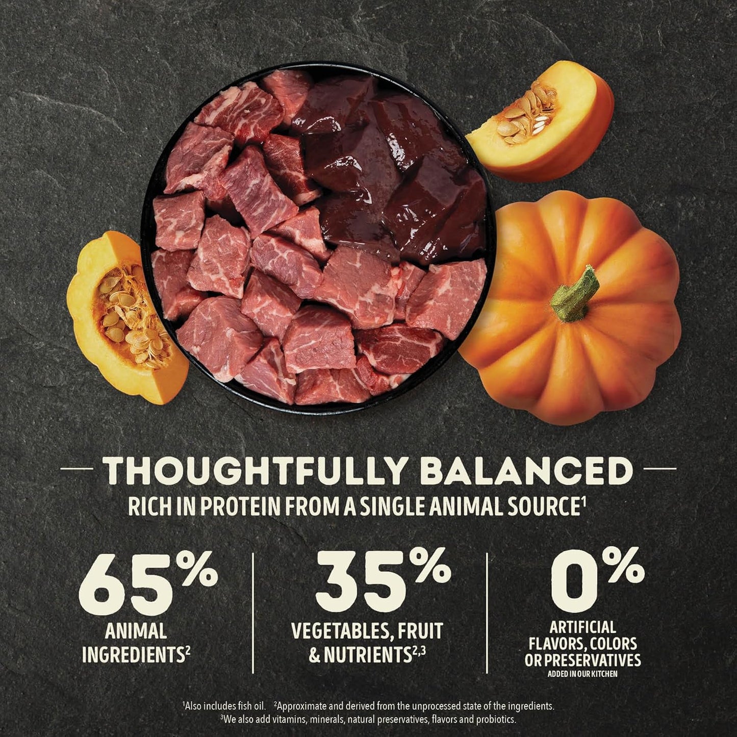 ACANA Singles Limited Ingredient Grain Free High Protein Dry Dog Food Beef & Pumpkin Recipe 4.5lb Bag