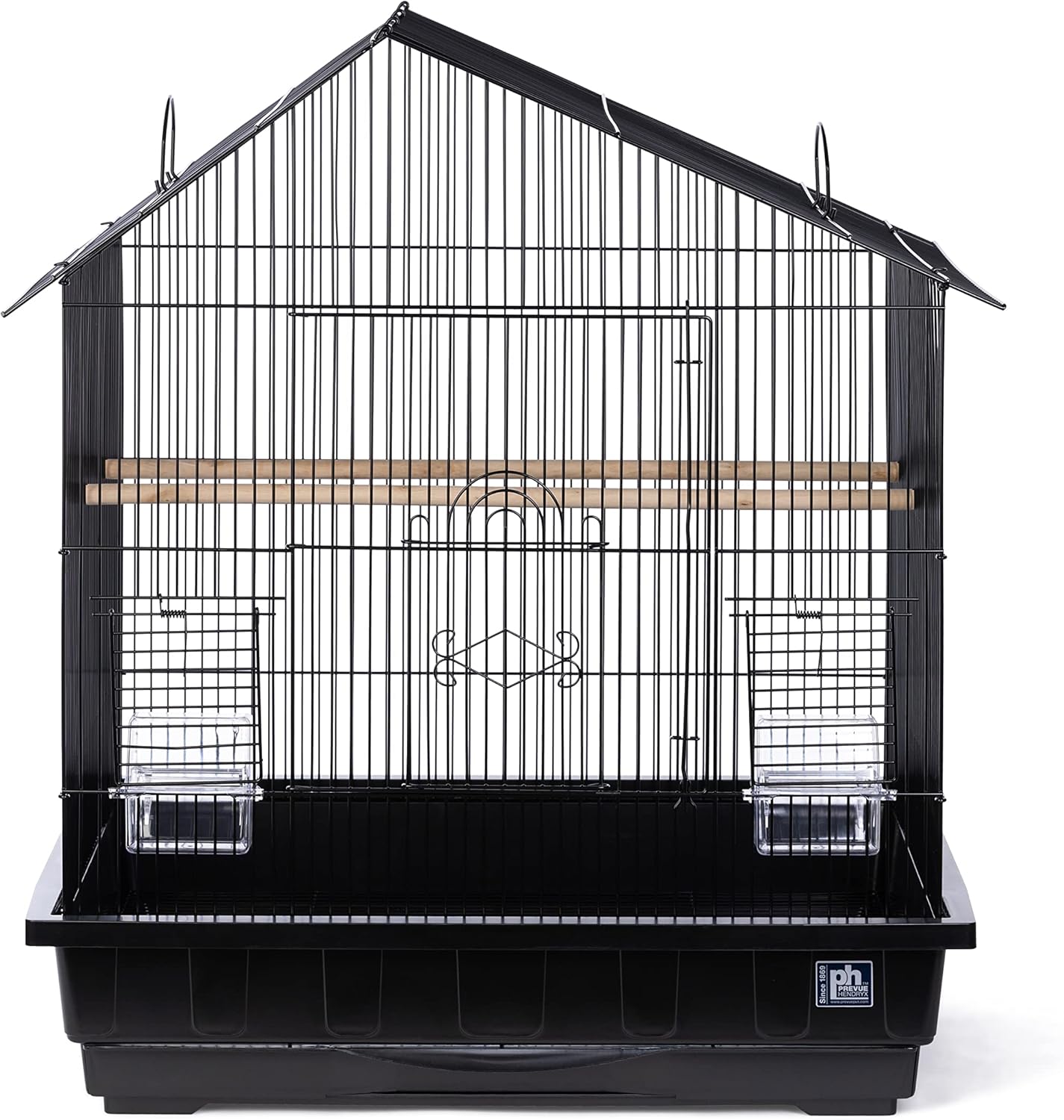 Prevue Pet Products Conure Manor Metal Birdcage for Small, Medium Birds with 2 Cups and Perches