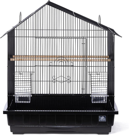 Prevue Pet Products Conure Manor Metal Birdcage for Small, Medium Birds with 2 Cups and Perches