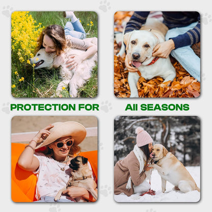 Dog Essentials Starter Kit - Dog Lovers Gift Box with Pet Wipes, Paw Balm, Dental Teeth Cleaning Wipes and Poop Bags Set - Complete Dog Care for Travel & Camping