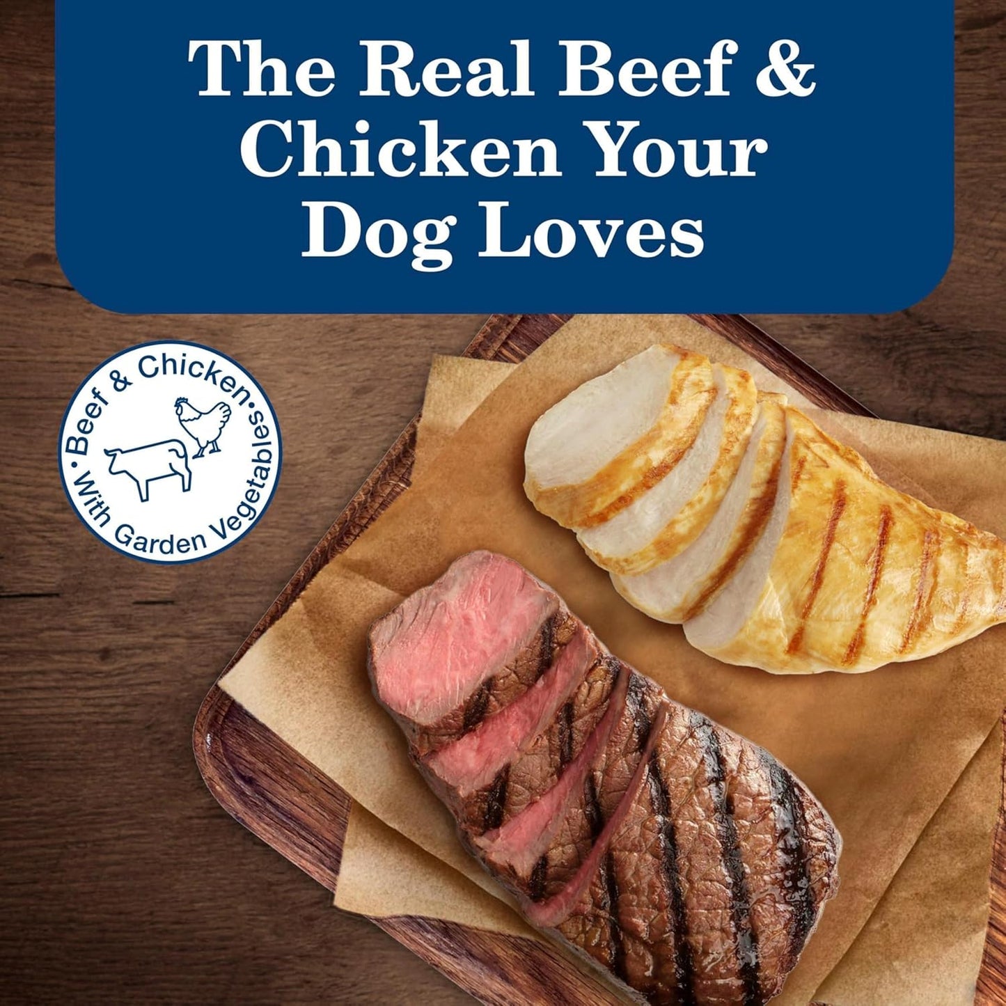 Blue Buffalo Homestyle Recipe Adult Wet Dog Food, Made with Natural Ingredients, Chicken and Beef Dinner Variety Pack, 12.5-oz Cans (6 Count, 3 of Each)