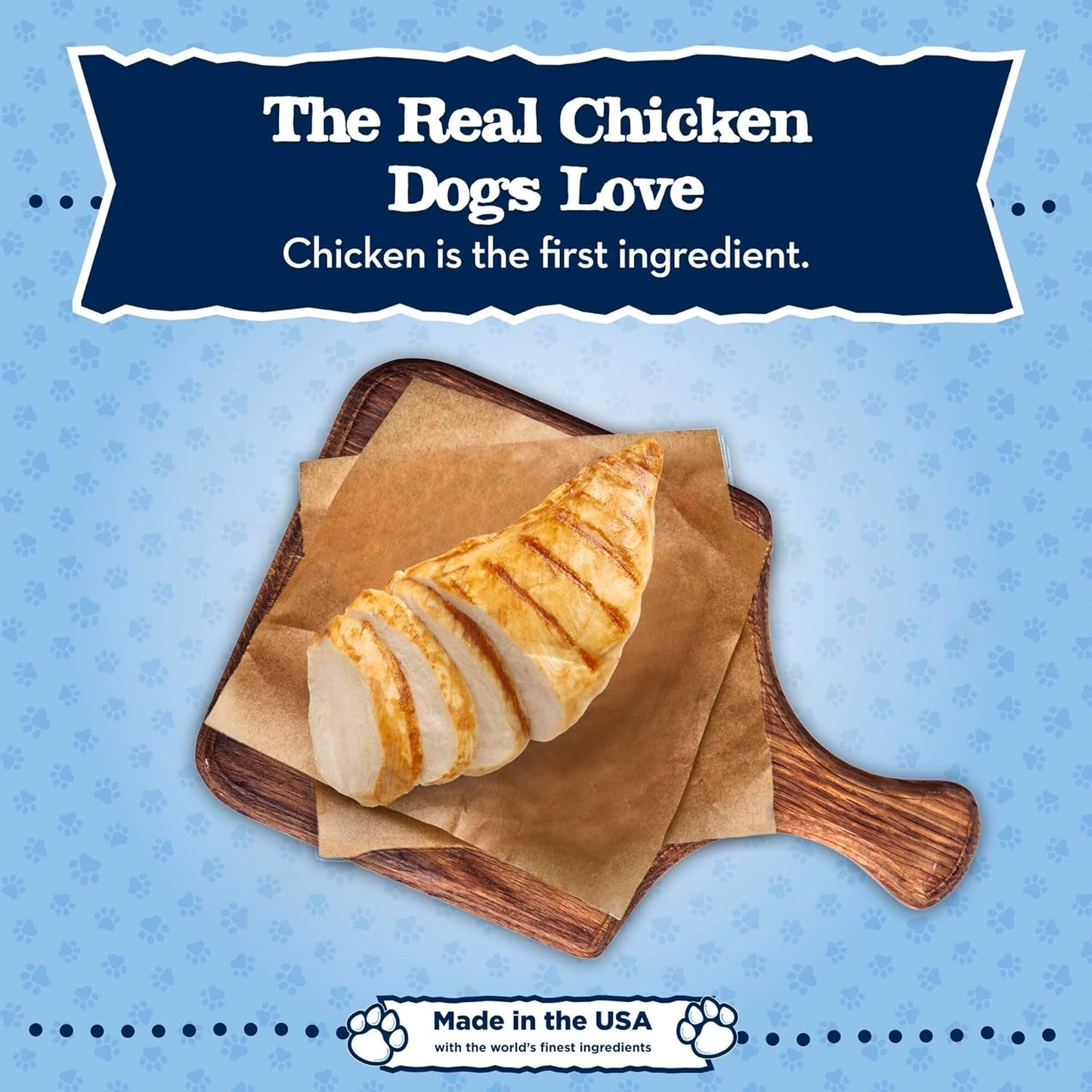 Blue Buffalo Baby Blue Natural Small Breed Puppy Dry Dog Food, Healthy Growth Formula with DHA, Chicken and Oatmeal Recipe, 4-lb Bag