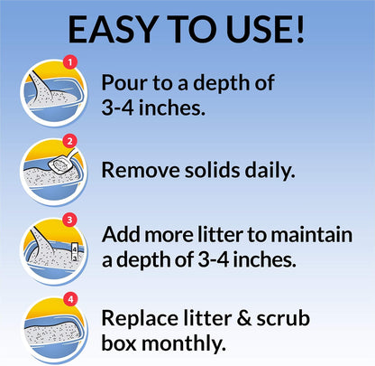 Purina Tidy Cats Light Weight, Low Dust, Clumping Cat Litter, LightWeight Instant Action Multi Cat Litter - 6 lb. Jug