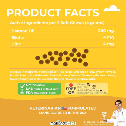 Dog Allergy Support + Skin & Coat & Digestive Health Bundle | Omega-3 Fish Oil, Probiotics & Digestive Enzymes | 240 Soft Chews for Itchy Skin, Gut Balance & Shiny Coat