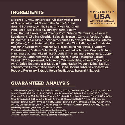 Wellness CORE RawRev Grain-Free Dry Dog Food, Natural Ingredients, Made in USA with Real Freeze-Dried Meat (Adult, Turkey, 4 lbs) (Pack of 2)