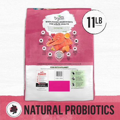 Purina Beyond Natural Grain Free Dry Cat Food Simply Indoor Salmon, Egg and Sweet Potato Recipe - 11 lb. Bag
