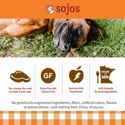 Sojos Mix-A-Meal Grain-Free Pre-Mix Dehydrated Dog Food, 8 lb